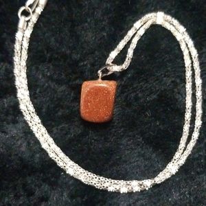Goldstone Necklace